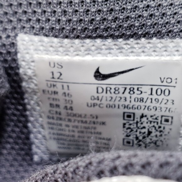 Nike Ja 1 Light Smoke Wet Cement Morant Basketball Mens Size 12 - Picture 12 of 12